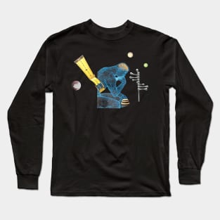 The thinker collage Long Sleeve T-Shirt